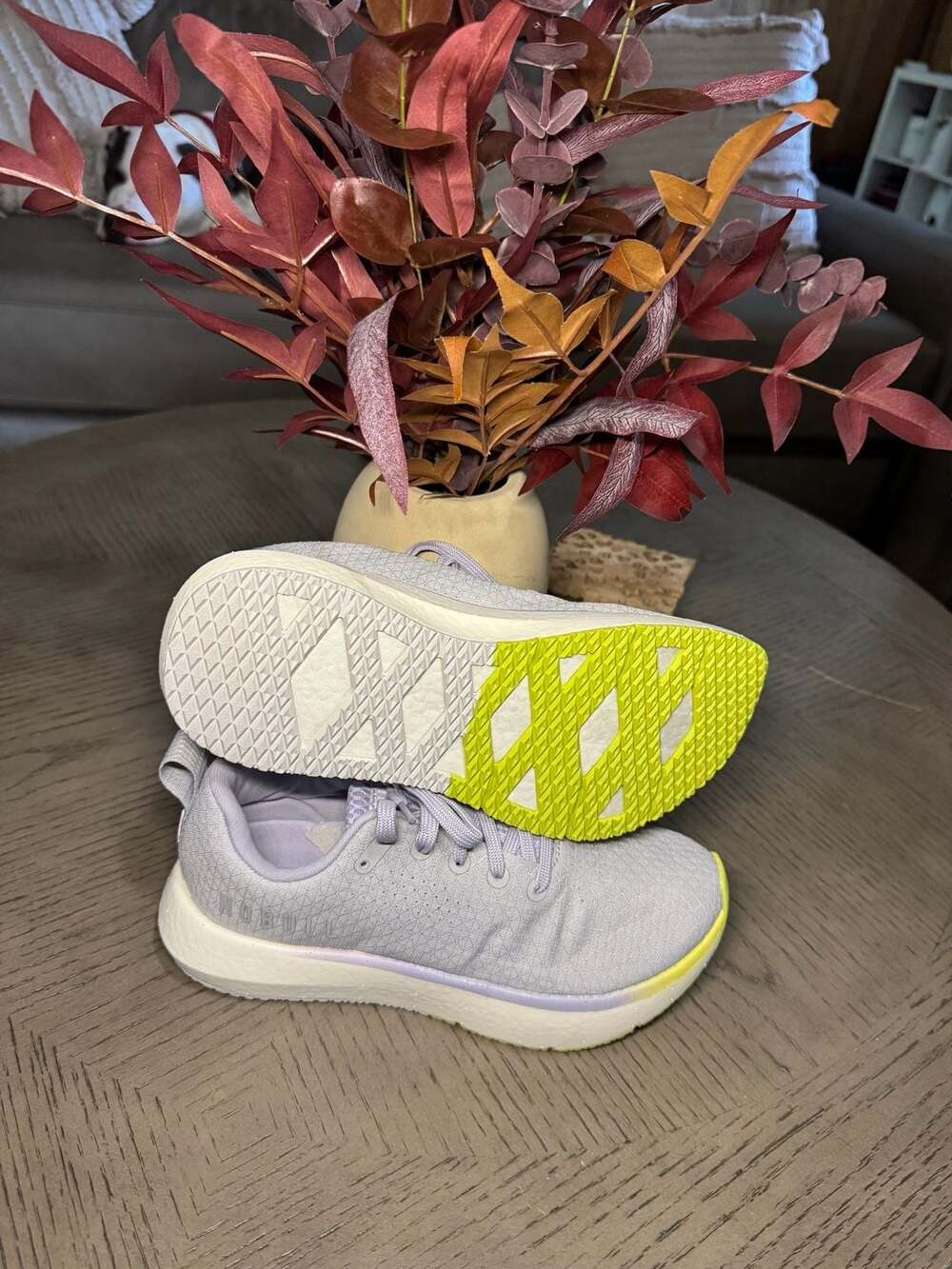 NoBull Women's Athletic Running Shoes Grey Yellow
